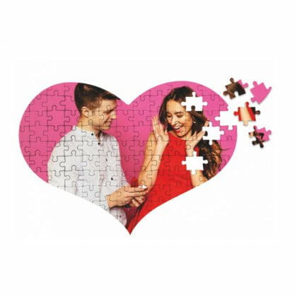 Puzzle sublimatico cuore A4 (119 tasselli piccoli)