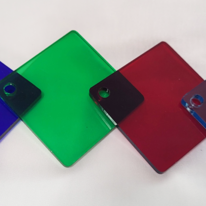 PMMA COLATO 3MM colorato trasparente