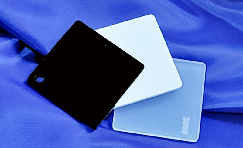 PMMA COLATO 3MM nero, bianco e satinato